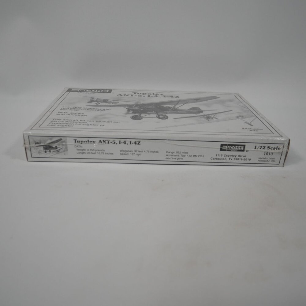 Tupolev ANT-5 I-4 I-4Z 1/72 Scale Model Kit By Encore Models NIB Classic - Picture 2 of 6